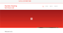 Desktop Screenshot of hambleheating.com