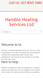 Mobile Screenshot of hambleheating.com
